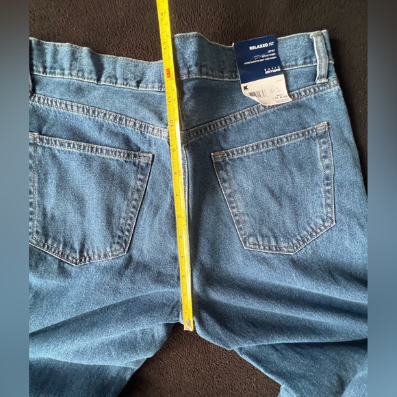 Basic Editions Relaxed Fit KMart Men’s Denim Jeans labeled 31 inch waist but 34 - Picture 10 of 14
